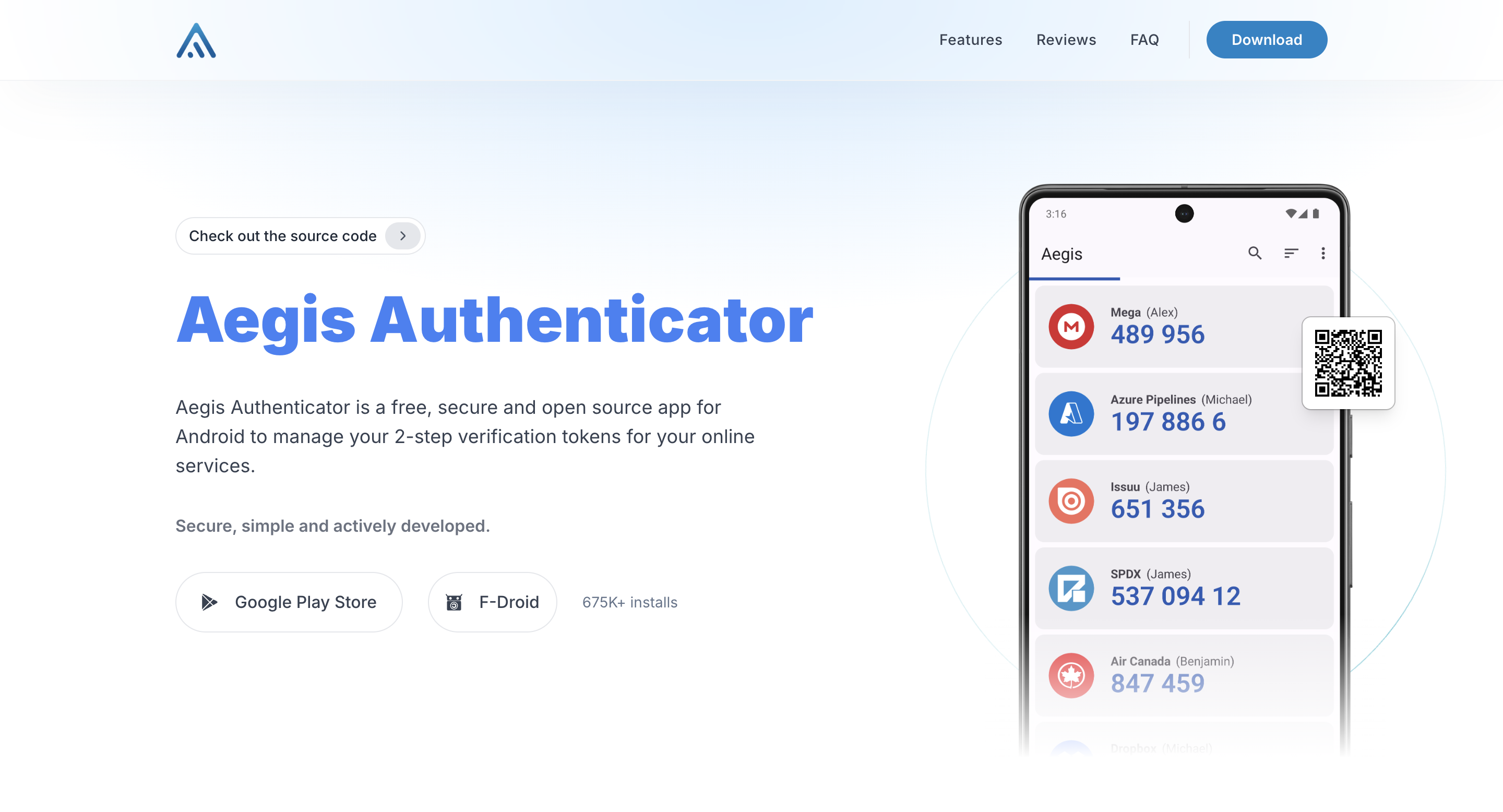 Aegis Authenticator